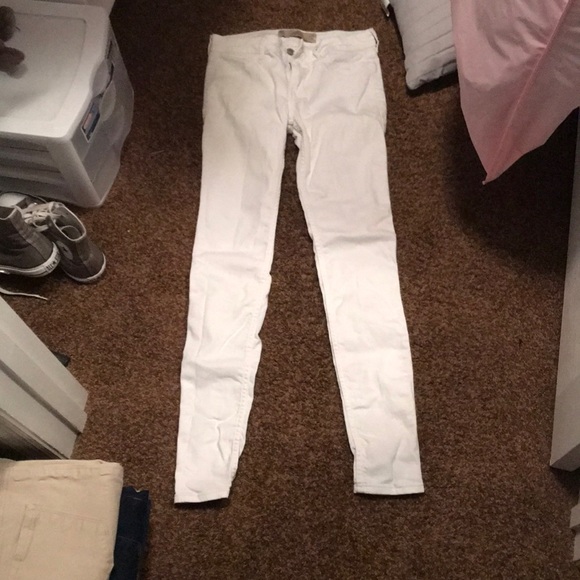 Hollister White Skinny Jeans - Picture 2 of 3